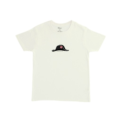 חולצה עם הדפס Napoleon hat בסגנון מינימליסטי