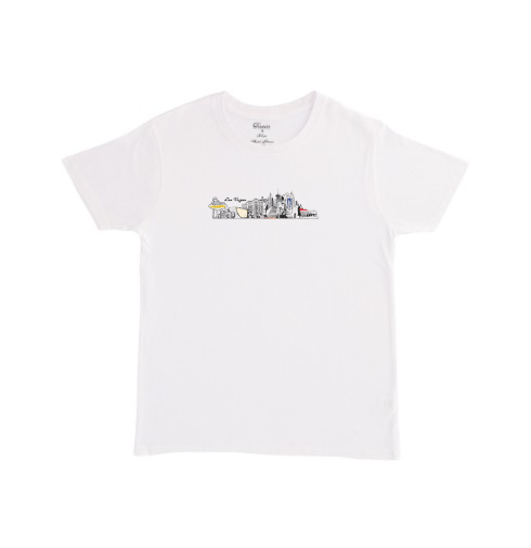 חולצה עם הדפס Las Vegas skyline